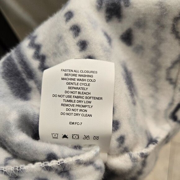 Free Country Womens Full-Zip Polar Fleece Jacket Aztec Print Large - Picture 7 of 9